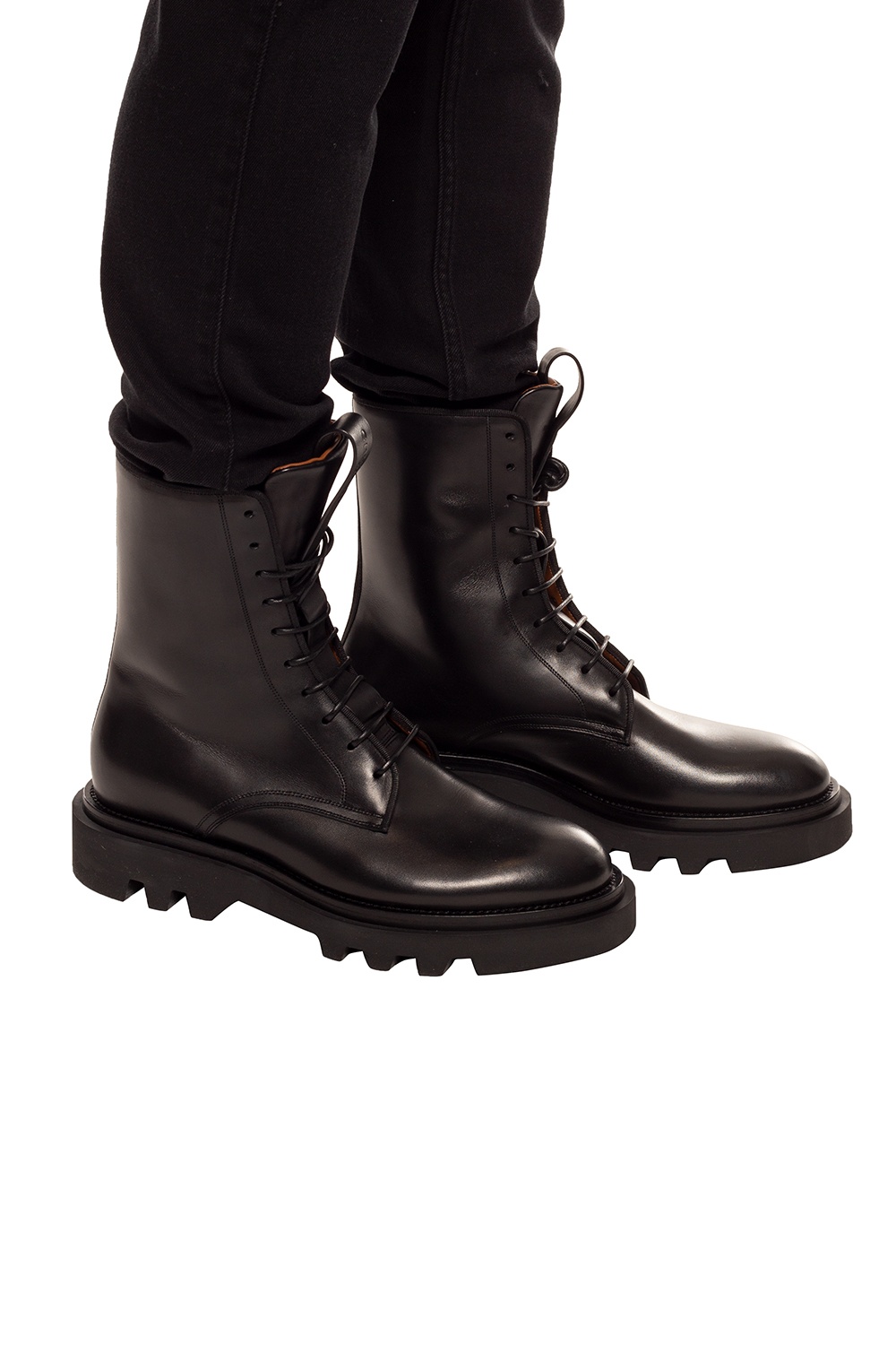 Givenchy ‘Combat’ leather ankle boots